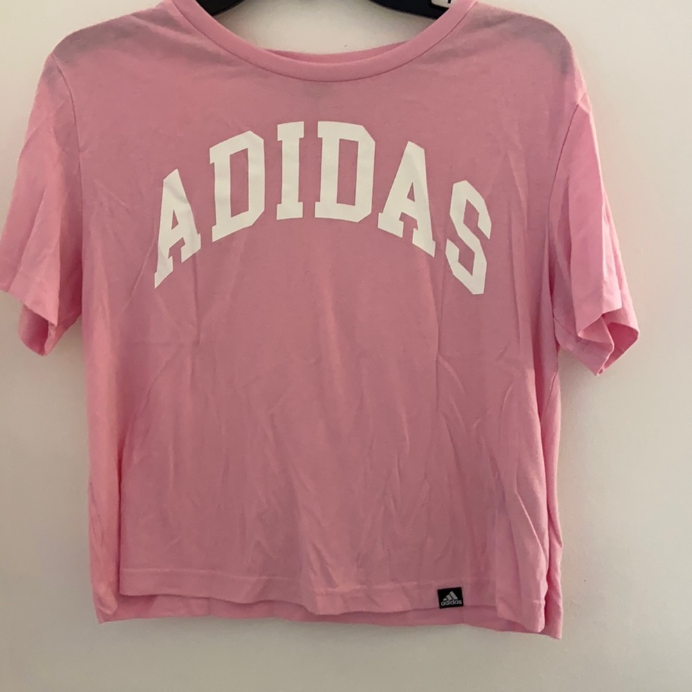 Pink Girls Adidas Tee